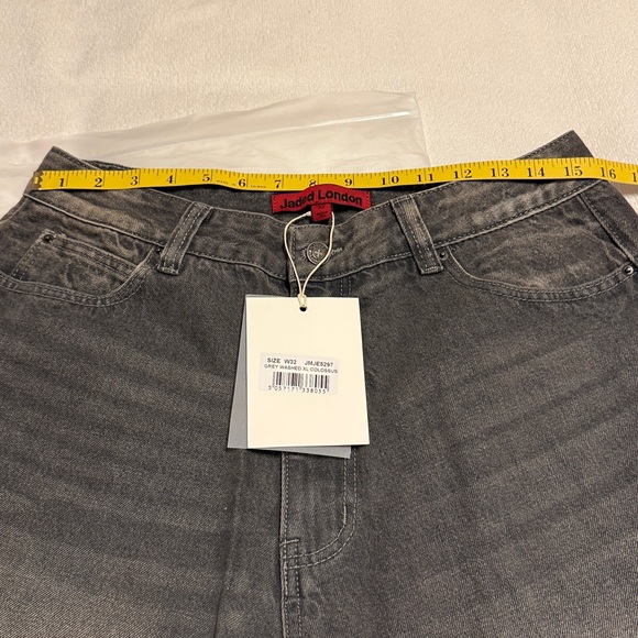 NWT Jaded London Grey Washed XL Colossus Jeans - Picture 4 of 6